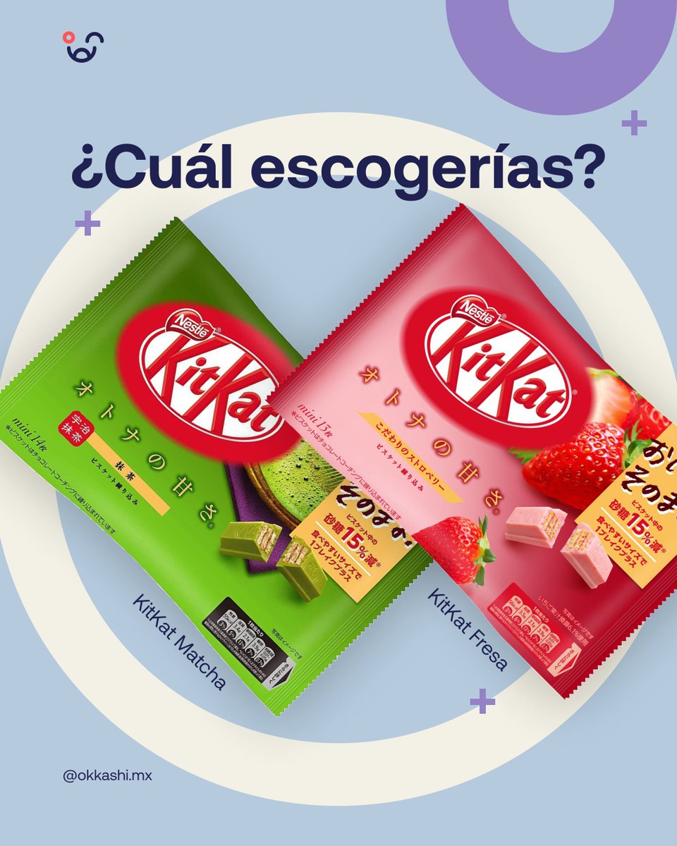 okkashimx's tweet photo. 🤤 Si tuvieran que escoger sólo uno, ¿cuál sería? 

Escriban sus respuestas en los cometarios, ¡los leemos! 👇

#KitKat #okkashi #okkashimx #kitkatmatcha #kitkatfresa #dulcesjaponeses https://t.co/1MOmqszt1J