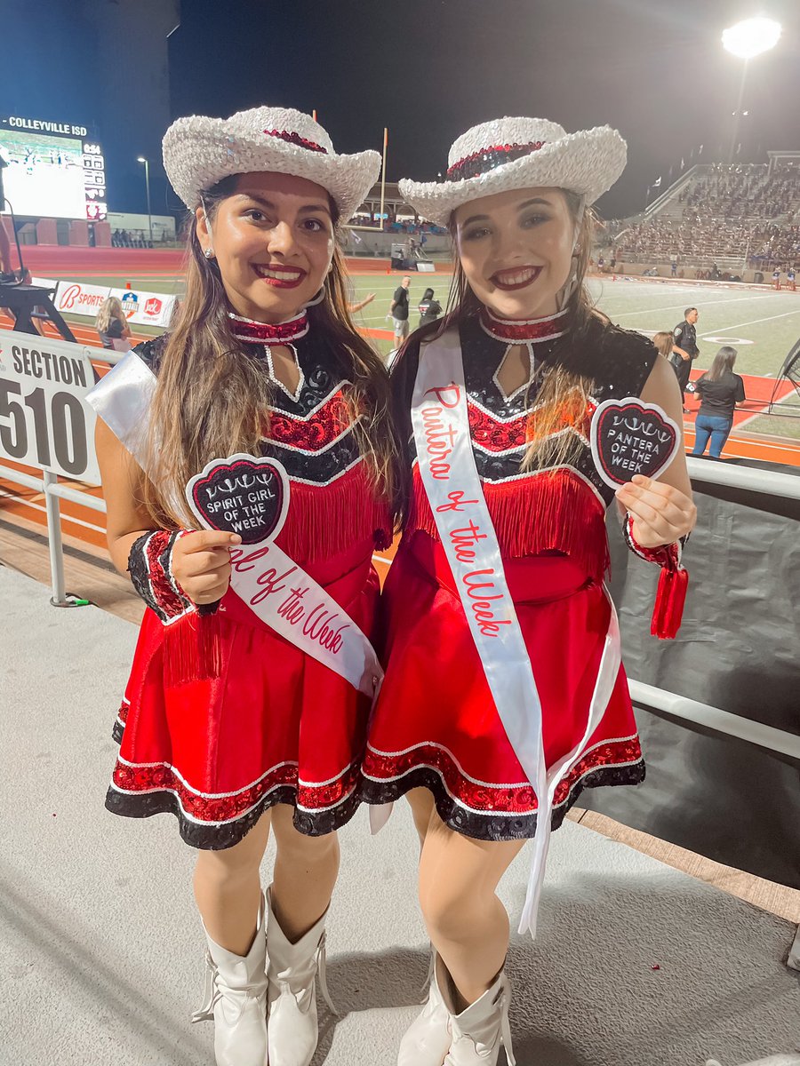 We had a great Panther win last Friday at the Red Rail Game!! Congratulations to our Pantera of the Week, Camryn Larkin, and our Spirit Girl of the Week, Galilea Ortiz!! ❤️🖤