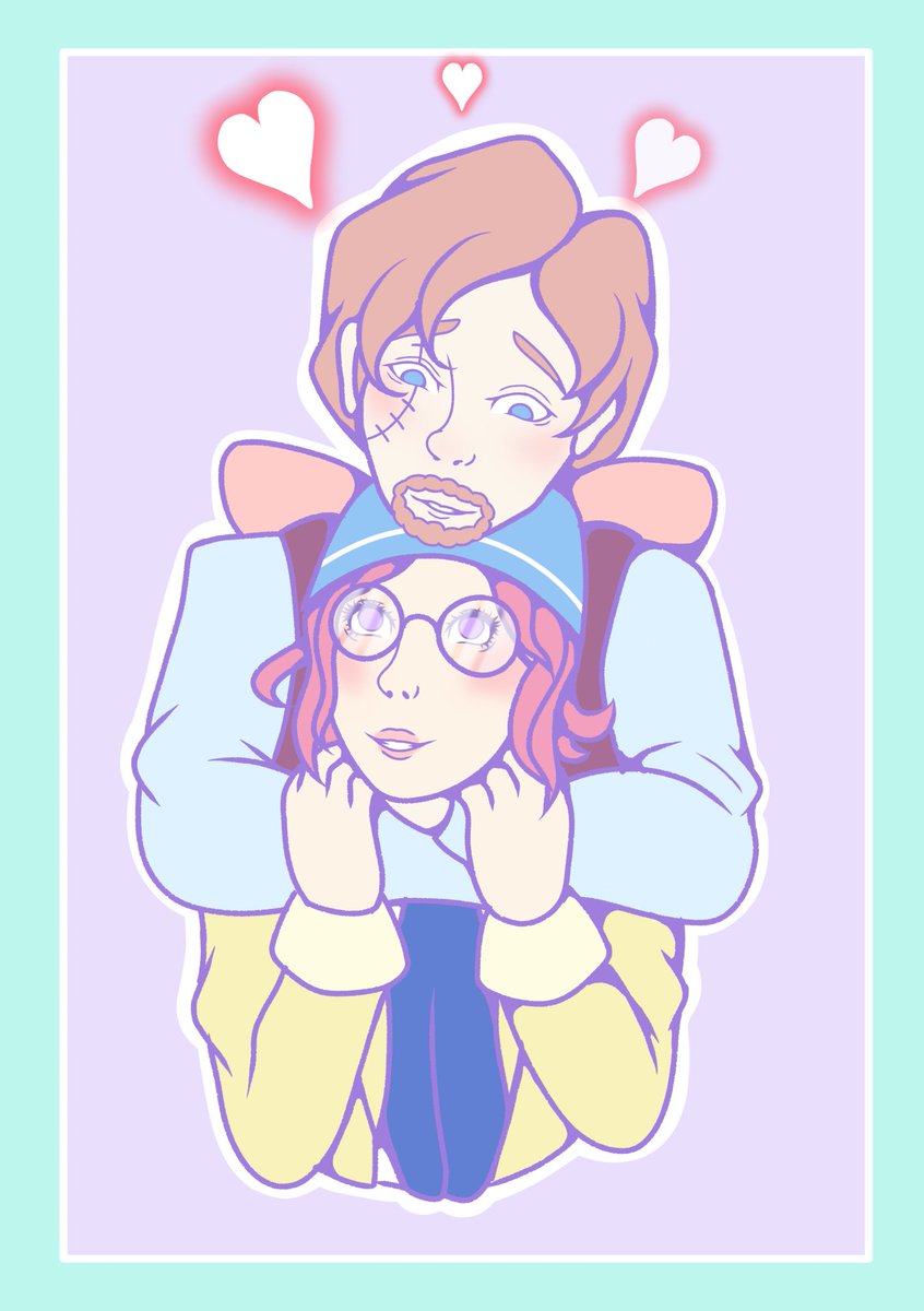 MemoriaDyne's tweet image. Decided to test out a pastel colour scheme with these two.

#KurtFrank #HelenaAdams #idvmindseye #idvexplorer #idv