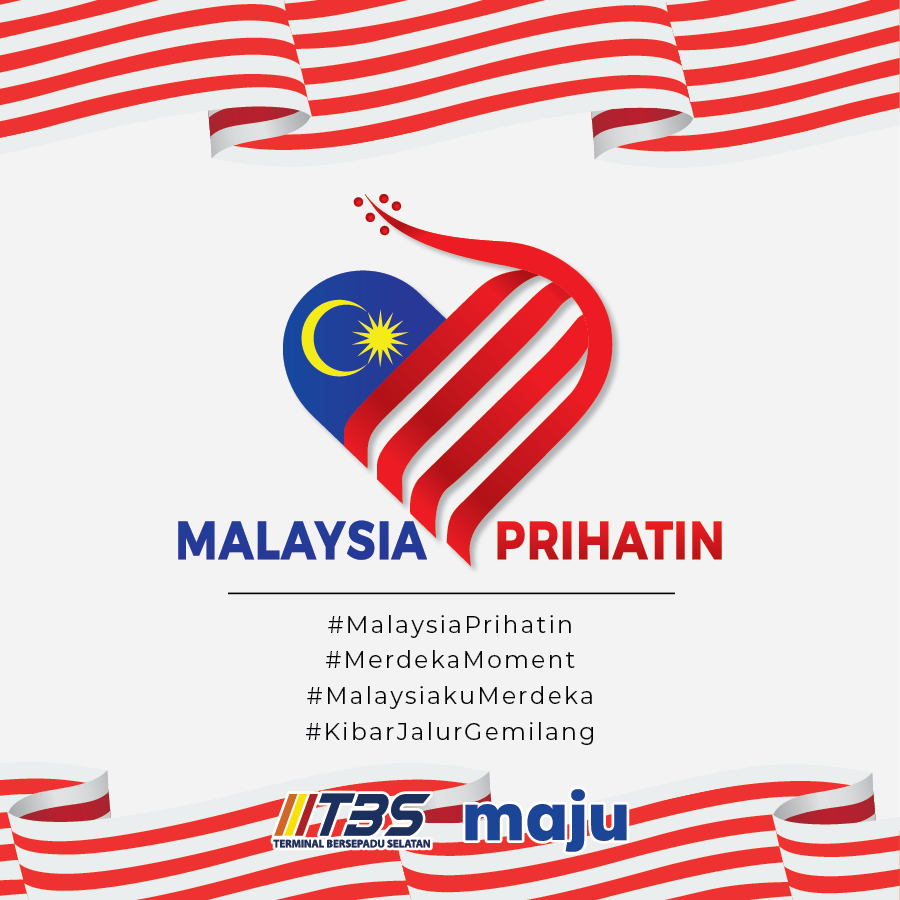 OfficialTBSBTS's tweet photo. Selamat Menyambut Hari Kemerdekaan Malaysia Ke-64 π²πΎ
#TBS #terminalTBS #merdeka64 #harikemerdekaanke64 #MalaysiaPrihatin #MerdekaMoment #MalaysiakuMerdeka #KibarJalurGemilang https://t.co/5OjCCOGHEk