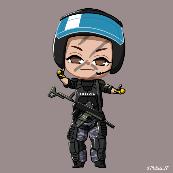 Mellinda_FF's tweet photo. Try to draw all operators chibi👾
Maybe is some practice for animation I am going to make✨

#R6Community #RainbowSixSiege  #R6S #Kali #R6Kali #Mira #R6Mira #Smoke #R6Smoke #Doc #R6Doc https://t.co/DQQiiOX8LL