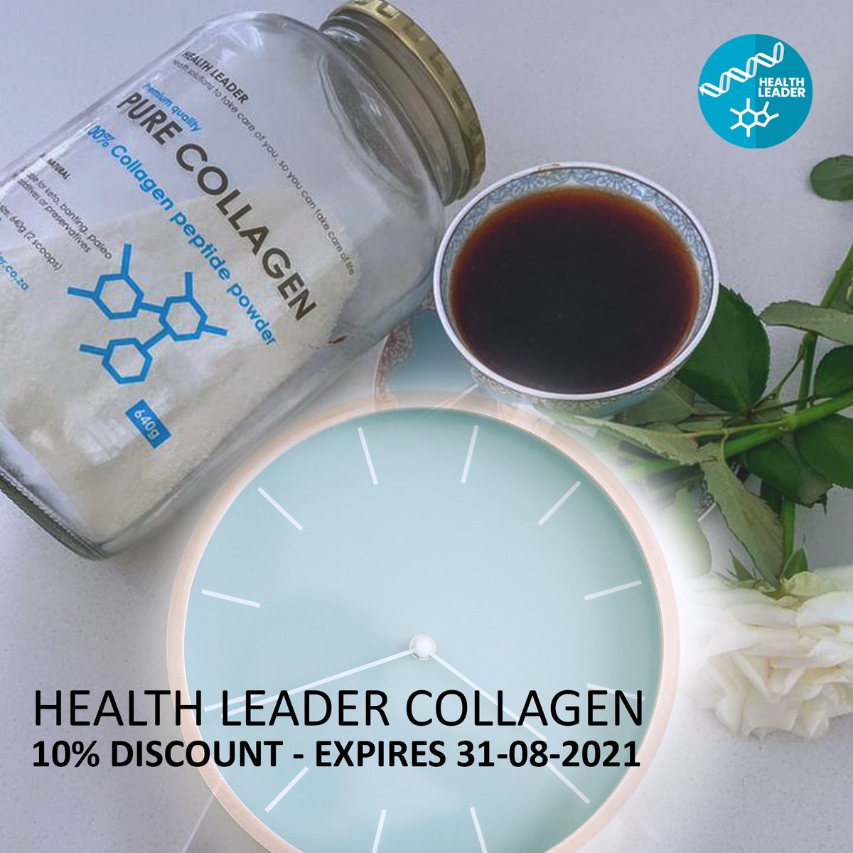 HealthLeaderSA's tweet photo. Magic Monday Beautiful People – Don’t MISS OUT‼️ There’s still time to qualify for your 10% Health Leader Collagen DISCOUNT🤩✨
Expires 31-08-2021‼️

Purchase On-Line for y🚗
Visit 👉 https://t.co/HCK7MUuOu4
REP Code: LEE1
PROMO Code: Celebrate2021 (case sensitive) https://t.co/DNpT7Si2tk