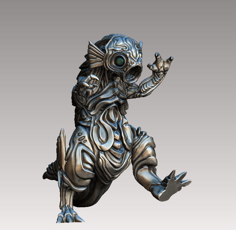 先行販売ver 造形作家Yoshi『コイモドキ 』ソフビ人形 RT @Yoshi6054: コイモドキしょぼくれた顔にしたのとバランスもだいぶ