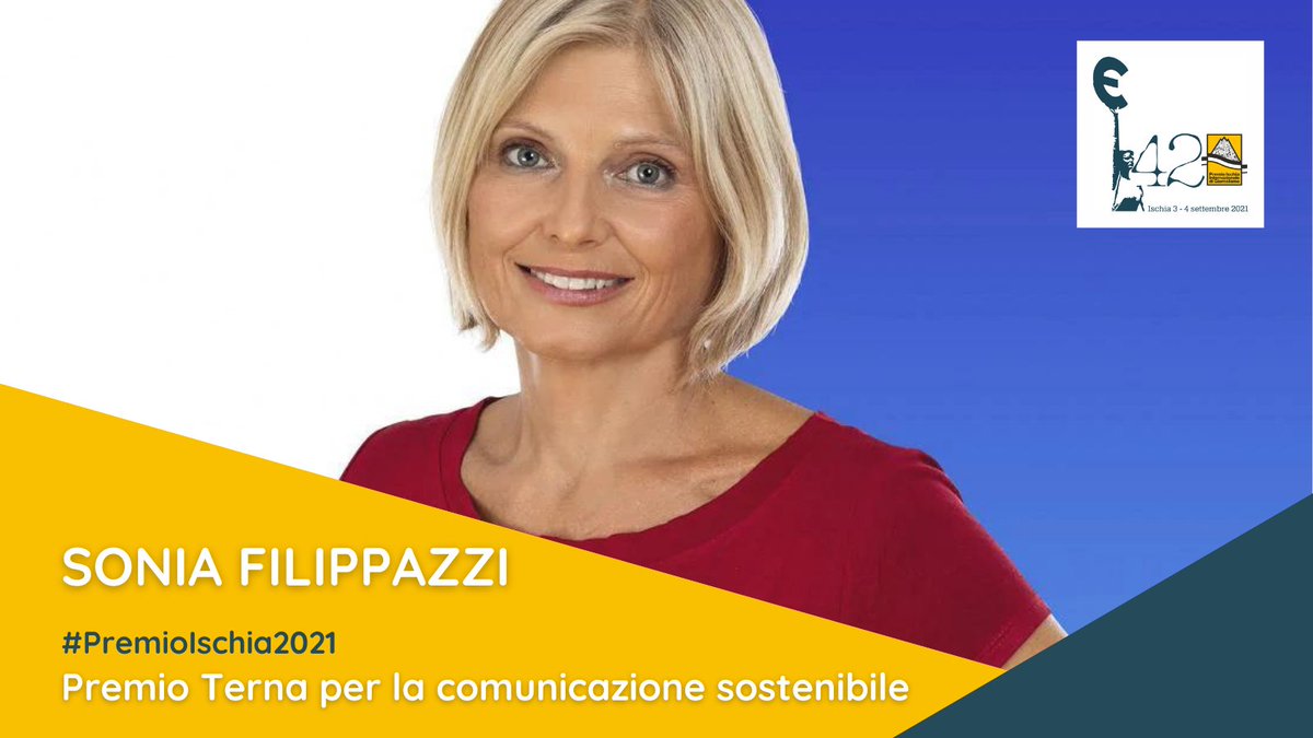 PremioIschia's tweet photo. #PremioIschia2021
A Sonia Filippazzi il #PremioTerna per la comunicazione sostenibile. 
Da circa 20 anni lavora al #GrRai. Su @Radio1Rai conduce “L’aria che respiri”, programma dedicato all'ambiente e all'ecologia.

@TernaSpA

▶️https://t.co/ipmDLRKYRk https://t.co/RNbhU3Bajk