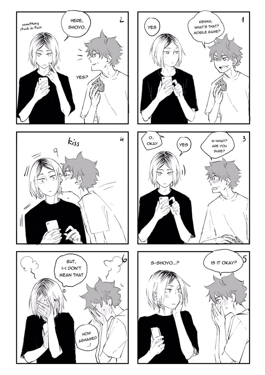 Could you speak loudly, Kenma? 😳😳

#kenhina #研日 