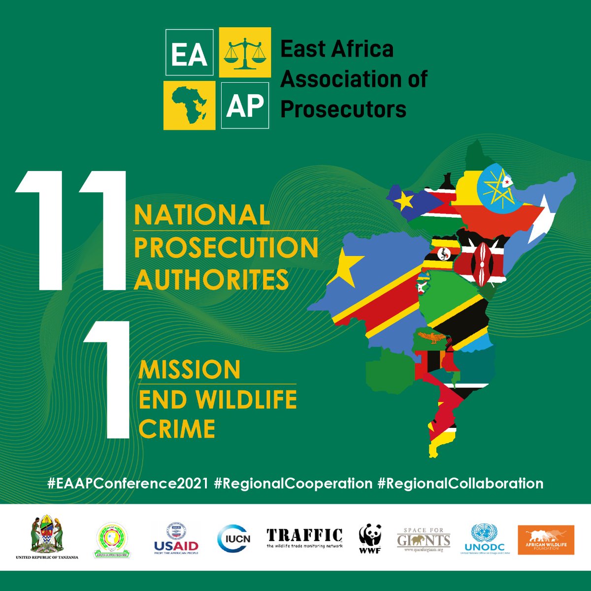 The #EAAPConference2021 is underway in Arusha, Tanzania. Among those who gave opening remarks are Deputy Secretary General of the EAC, DPP Tanzania, and DPP Kenya. #RegionalCooperation #RegionalCollaboration