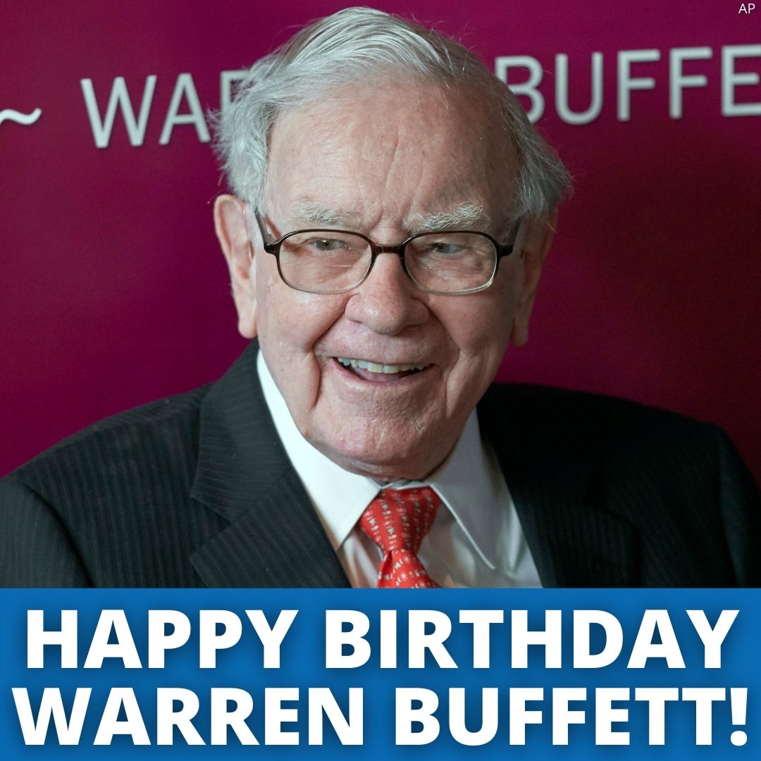 Happy 91st birthday Warren Buffett! 