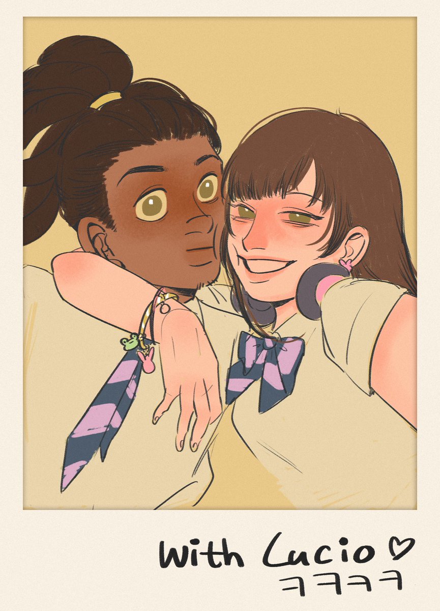 LuBertXD's tweet photo. #overwatch #OverwatchFanart #lucio #dva 

Hey！💕 https://t.co/MBmYC86bUJ