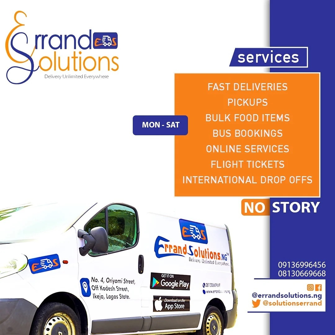 solutionserrand's tweet image. Have you met @solutionserrand?
Have you been having  issues with logistics companies, you don&apos;t  even know who to trust with your package.
Give us a try.
You won&apos;t  regret trusting us with your packages.

Sola sobowale| Jumoke Randle|Nigerians|Ajah