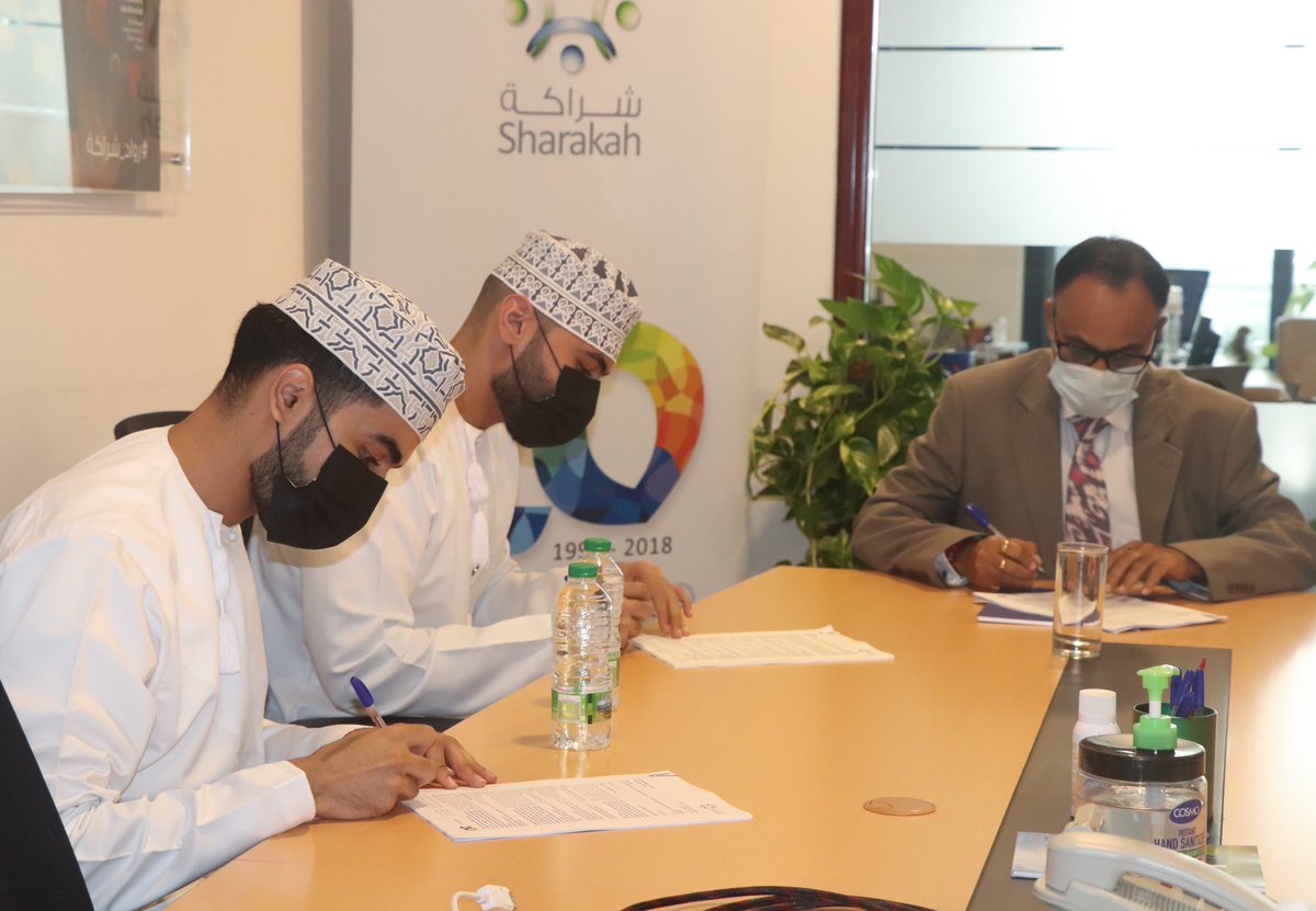 Sharakah's tweet photo. A new member joins Ruwad Sharakah team!
We are delighted to sign a consultancy and financial support agreement today with Bake House Cafe for expansion and growth of the café
https://t.co/JyI3Zv5BaS
#Continuous_Support https://t.co/MXoeKC8TQZ