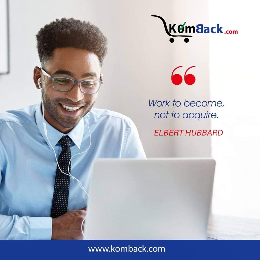 kombackng's tweet photo. Hard work pays
Let's work to become who we want to and not just what you want to gain or get at the moment
#komback
#motivationalmonday
#worktobecome
#onlinestore
#salesmadeeasy
#digitalmarketing
#ecommercebusiness
#buyersmeetsellers
#advertisement
#onlinestoreinnigeria https://t.co/kb33yTbmFo