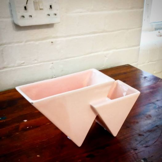 DJstewartwho's tweet photo. 1 year ago. Ceramic pink triangles by legendary activist Ted Brown. Overheard at GLF: The Art of Protest exhibition:

'I sat for Francis Bacon, you know. She didn't even buy me a drink '

#SE1 #TedBrown #LGBTHISTORY #QueerActivism https://t.co/nkmenU0GJO