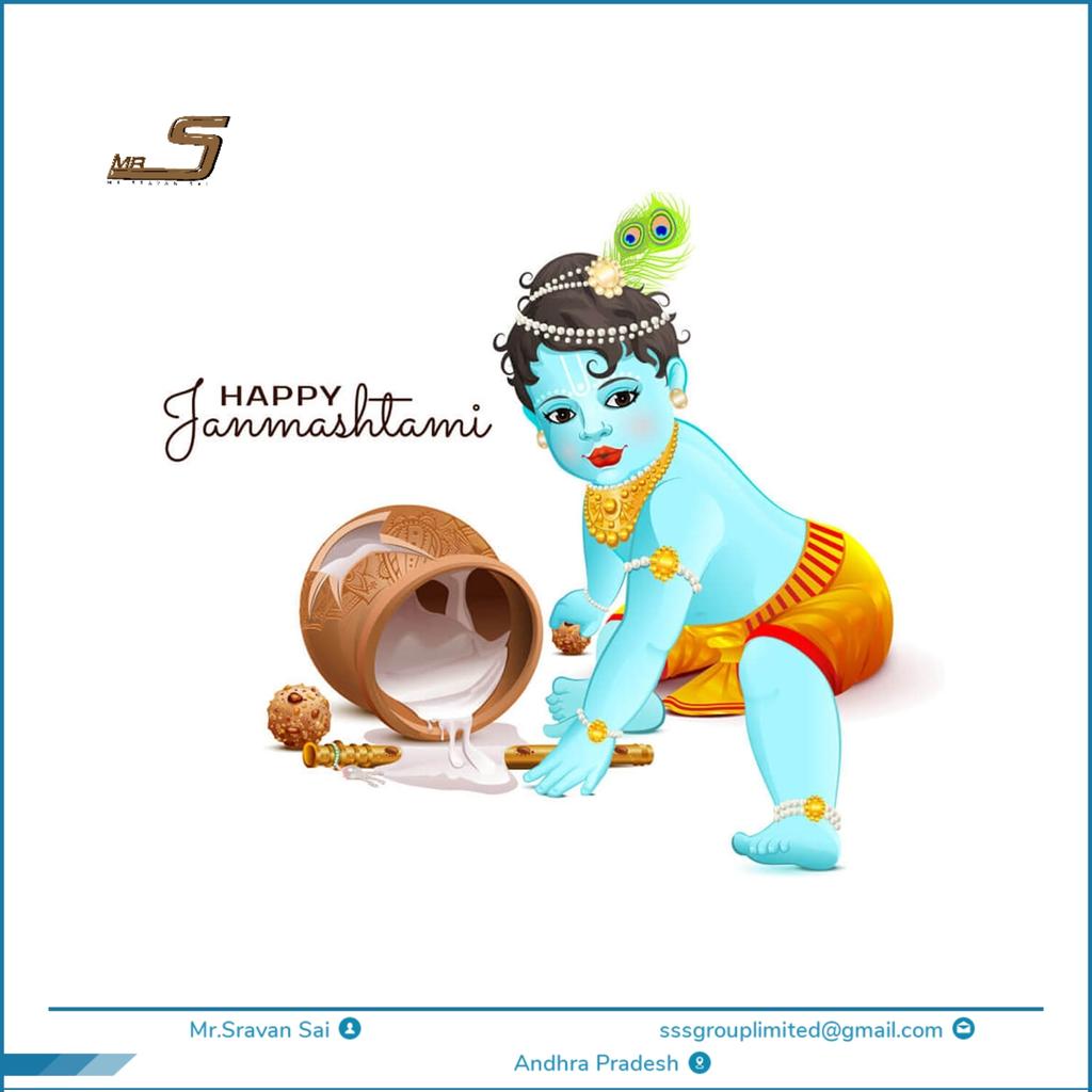 sravanthoughts's tweet photo. Greetings to you all on the auspicious occasion of Janmashtami.
#sirugudisravan #sssmedia #janmashtamispecial #janmashtami2021 #india #indianfestival #SSSFoundation #krishna #krishnajanmashtami #sssteam #SSSfamily https://t.co/nnhyWlcqLK