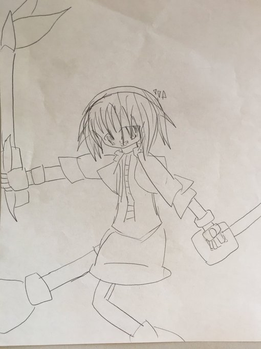 This is a drawing of sora from 2002 and 2021. At the time, I was a younger child than sora, but the years can be cruel…😭 