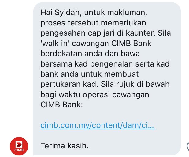 Card atm online cimb renew Cara Tukar