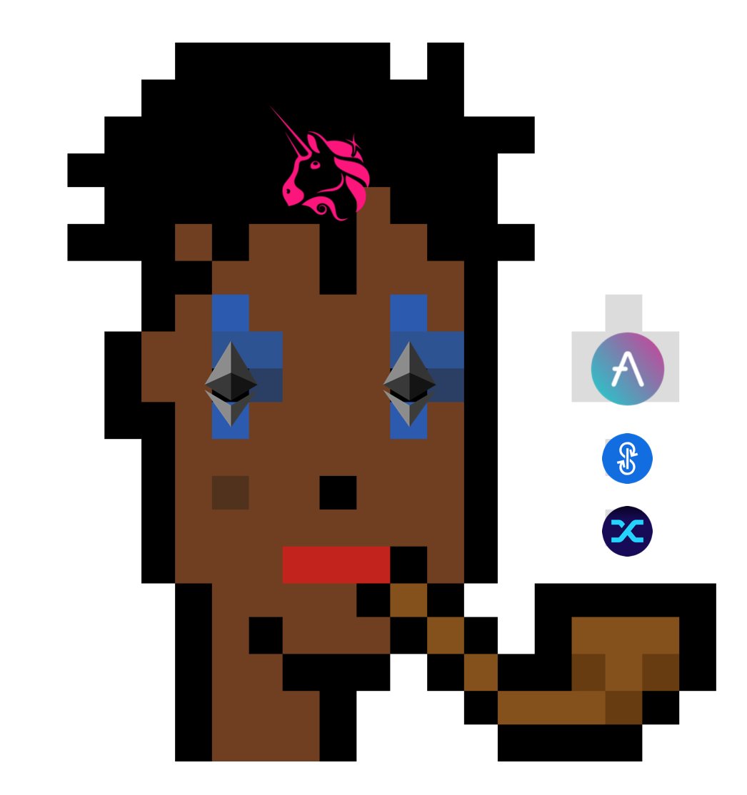 DeFi Punk 173
created by myself with my 1/173 piece of my punk173. It's to high for me to buy one nft from opeansea so why not do it myself.

<a href="/peoplespunk/">People's Punk | pLoot | $DDDD</a>  <a href="/AndreCronjeTech/">Andre Cronje</a> <a href="/StaniKulechov/">Stani</a> <a href="/kaiynne/">kain.inx</a> <a href="/haydenzadams/">Hayden Adams 🦄</a> <a href="/The3D_/">Emilio^</a> <a href="/cryptopunksbot/">CryptoPunks Bot</a>