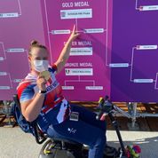BBCGlos's tweet photo. Phoebe Paterson Pine from Cirencester has won GOLD in the archery at the Paralympic Games in Tokyo. She said: "I couldn’t in my wildest dreams have ever thought that this was going to happen." 👏👏 https://t.co/xt4yUSAUIW