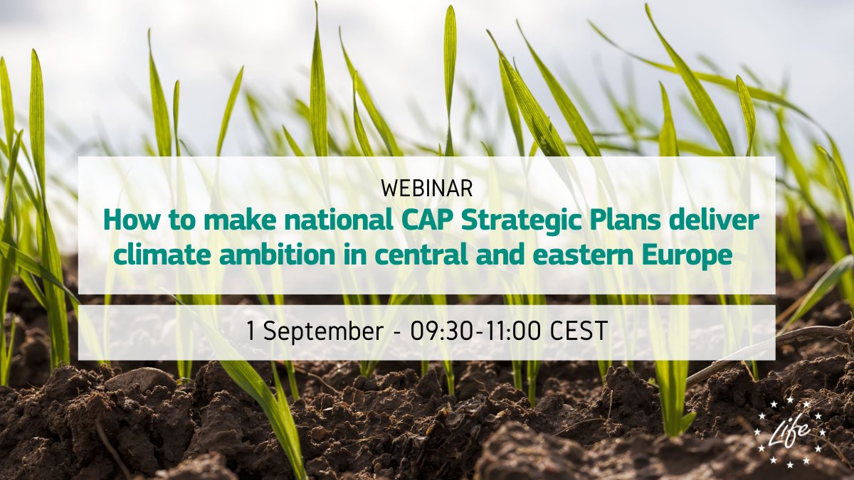 Join our webinar to discuss how to increase the climate ambition of National #CAP Strategic Plans 👇  Register here: https://t.co/woclMFzn7h 