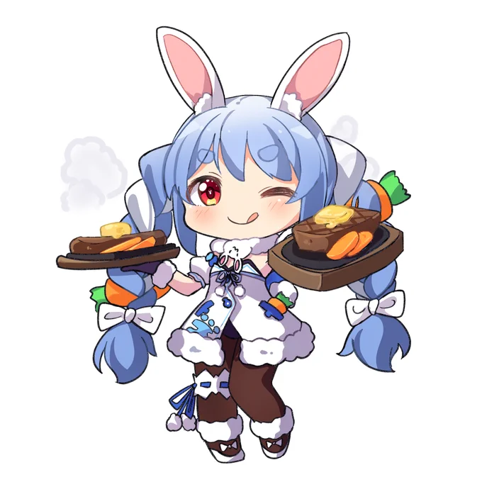 ステーキうらやまC(º﹃º)
 #ぺこらーと 