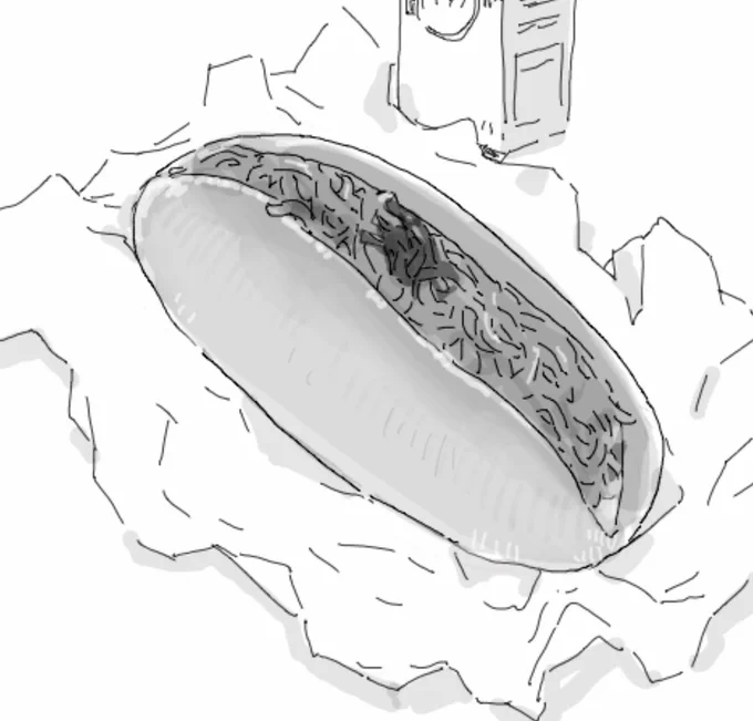 発売中の「特選思い出食堂Bランチ」に「購買のパン」の漫画を描かせて頂きました!「焼肉」も再録されてます。コンビニ等で見掛けた際はよろしくお願いします〜!
 #tegaki  https://t.co/yLNMDiJKfG 