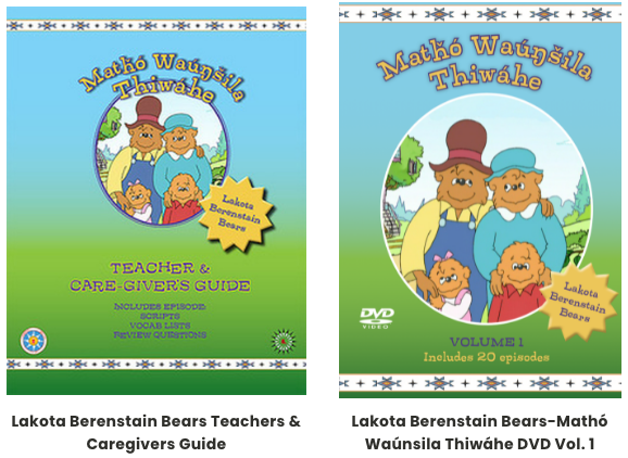 LangConservancy's tweet photo. #LakotaLanguage Berenstain Bears DVDs and Teacher's Guides are still on sale until the end of the month! Grab them now for $9.95 each!
Shop now: https://t.co/NAYXMdW9jO https://t.co/i5wwLbm5Ek