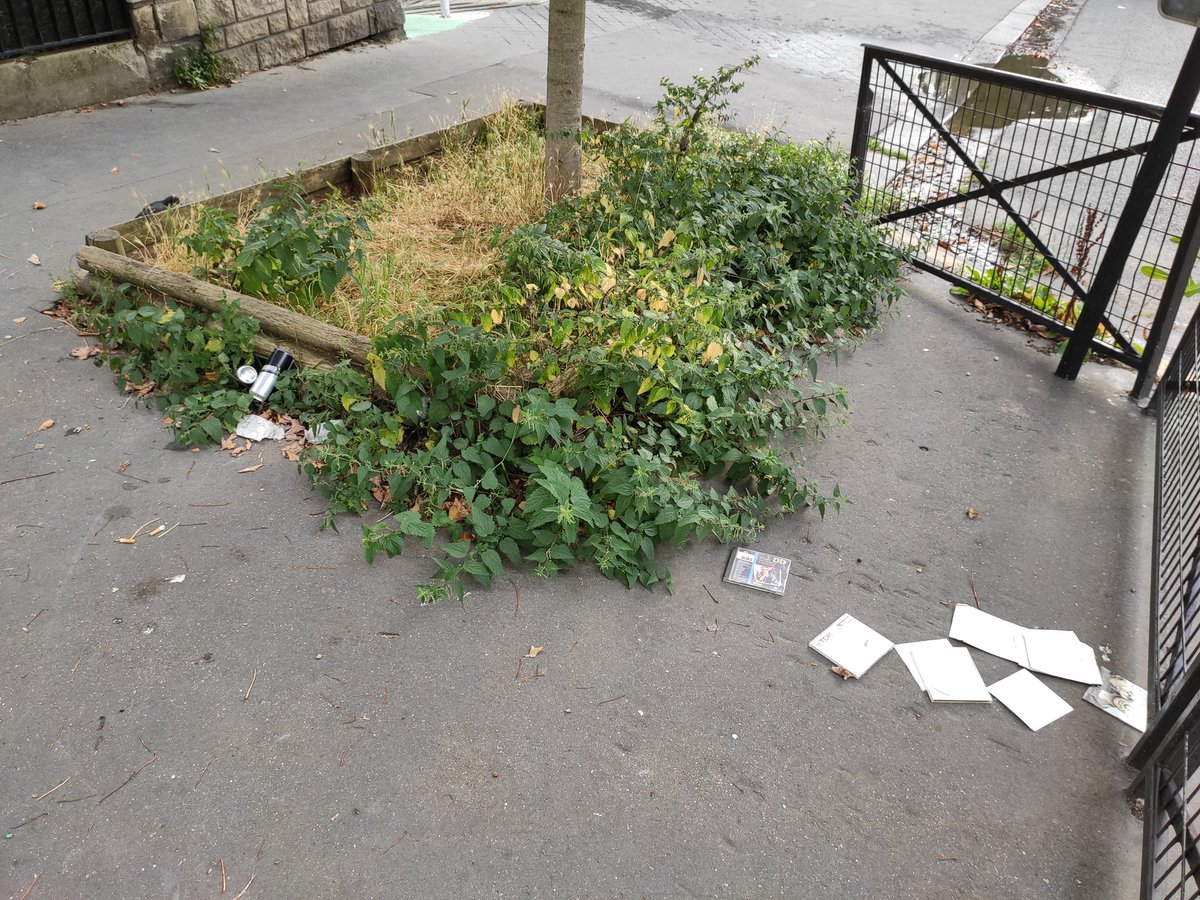 ThoRennes's tweet photo. #Censier, à deux pas du #JardinDesPlantes (quant à lui magnifique, propre, très bien tenu et entretenu) :
"Je végétalise Paris, je reste ici". Rien que ça ! https://t.co/xsjrfFwvyC