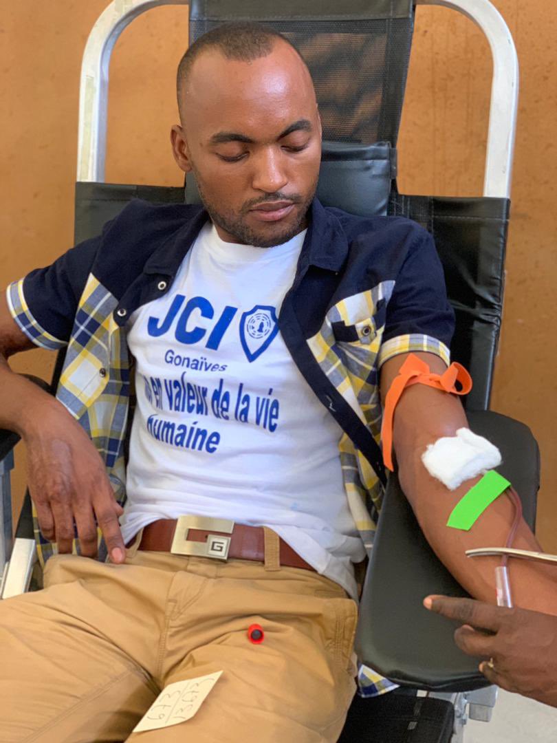 JciIndependance's tweet photo. Journée de collecte de Sang🩸réussie pour la @JciIndependance de concert avec le #Programme_National_de_Sécurité_Transfusionnelle (PNST) en faveur des victimes du #Grand_SUD. @jcileaders @jci_haiti @jci_pv @Jciedelmas @CarltzRobers @Thenor73395252 @MsppOfficiel @banjHT https://t.co/Q72dDAiUMM