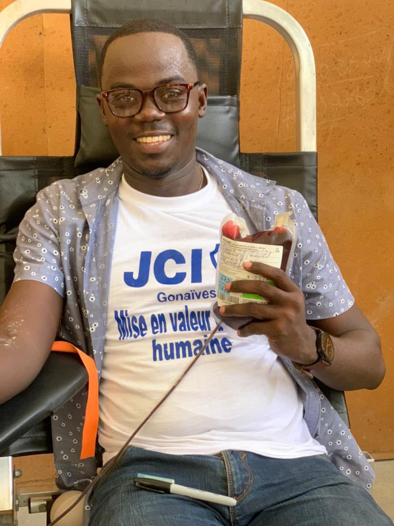 JciIndependance's tweet photo. Journée de collecte de Sang🩸réussie pour la @JciIndependance de concert avec le #Programme_National_de_Sécurité_Transfusionnelle (PNST) en faveur des victimes du #Grand_SUD. @jcileaders @jci_haiti @jci_pv @Jciedelmas @CarltzRobers @Thenor73395252 @MsppOfficiel @banjHT https://t.co/Q72dDAiUMM