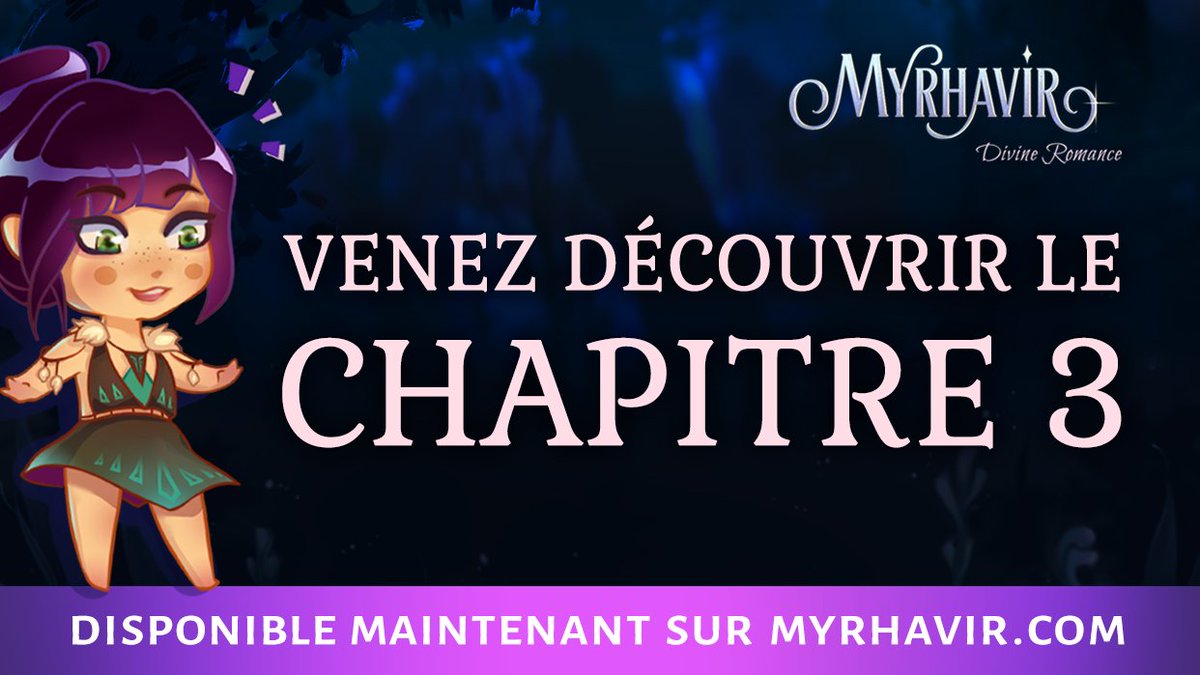 myrhavir's tweet photo. Nous avons le plaisir de vous annoncer la sortie du nouveau chapitre de notre #otome Myrhavir : https://t.co/Ydfha1bxjx😍
On vous souhaite d'avance une bonne découverte !!
#visualnovel #romangraphique #amour #chapitre #story #narratif #jeu #indé https://t.co/bX3YMusmLy