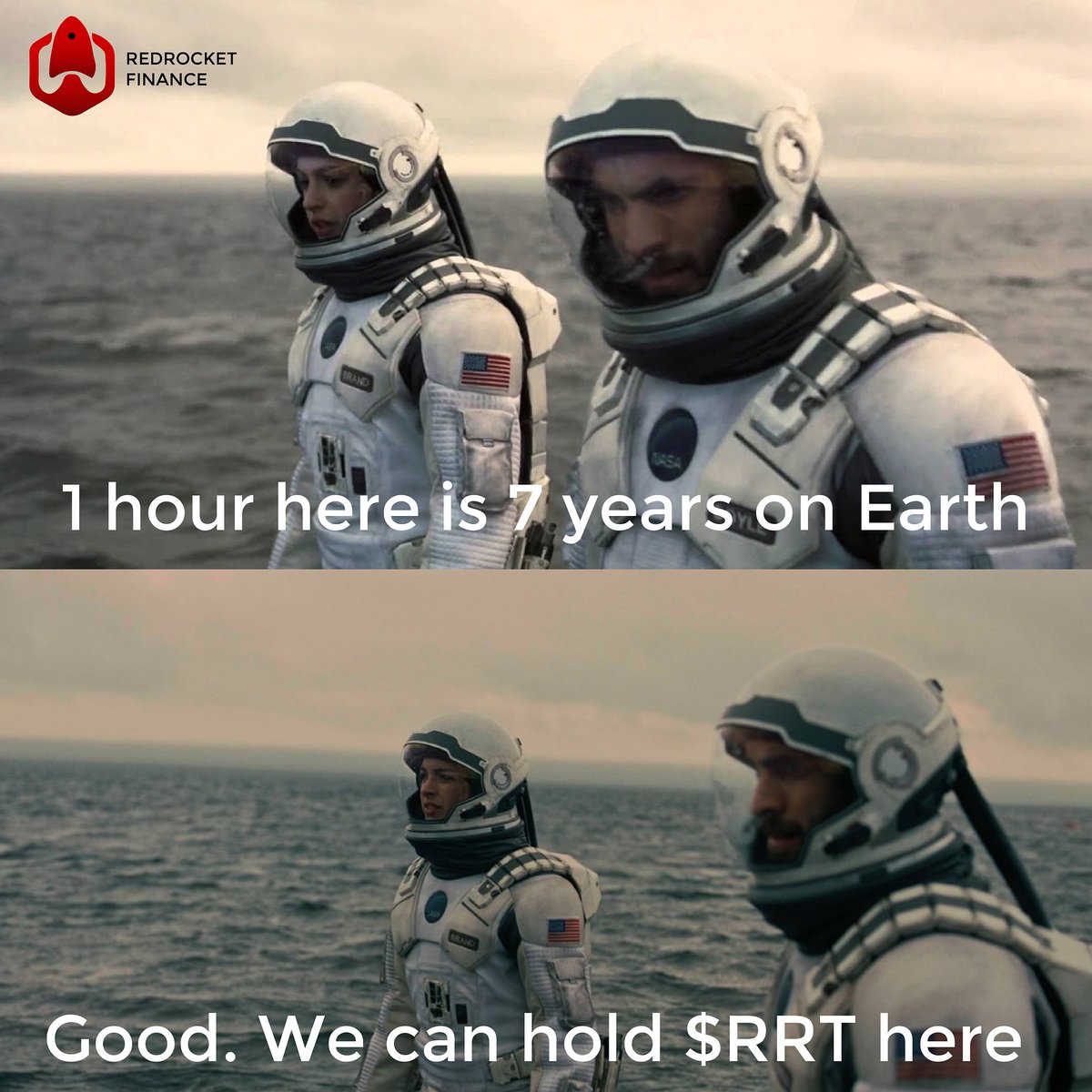 RedRocketDeFi's tweet photo. Remember, the longer you hold $RRT the bigger the rewards are! 

#Crypto #Meme #Holding #HODL https://t.co/vQMWs6rnfa