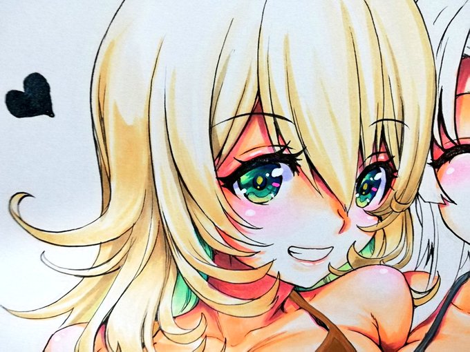 Wip
 偏光アクリル絵の具を買ったので使ってみる。
角度によって色が変わって見えるイメージだったけど、色が変わるというよりラメの粒子が光って発色する感じですなぁ。 