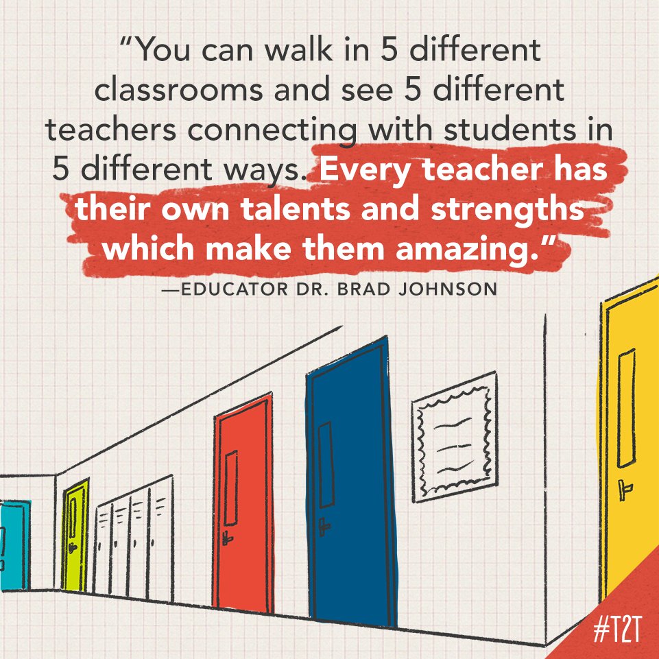 Reminder: 

The things that make you great are the things that make you ... YOU. 

#edchat #EduGladiators #TeacherLife, via educator <a href="/DrBradJohnson/">𝐁𝐫𝐚𝐝 𝐉𝐨𝐡𝐧𝐬𝐨𝐧</a>