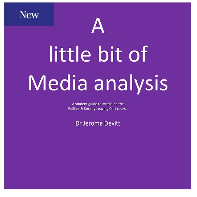 JeromeDevitt's tweet photo. My first foray into the world of textbooks has hit the shelves. It's a student booklet on Media for Politics and Society students, walking them through the key thinkers, concepts, case studies and examination of Learning Outcome 2.6. Find out more here: https://t.co/WXx8LHs5Ug https://t.co/pJbbEmlXRm