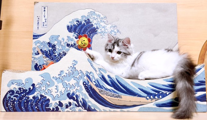 「猫 名画オマージュ」のTwitter画像/イラスト(新着)