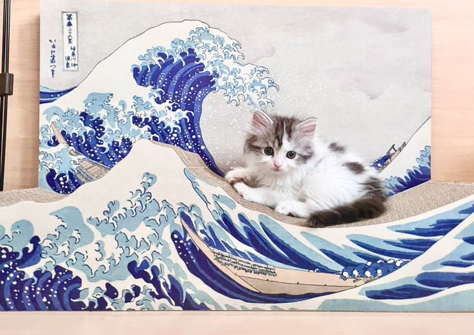 「cat fine art parody」 illustration images(Latest)