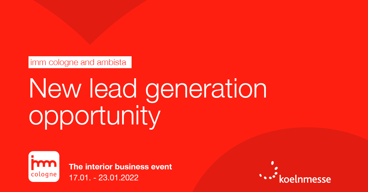 Together with the in-person event our B2B community ambista is your pathway to high-quality contacts in the interior industry. Join today!
bit.ly/3jtlkhn

#timeforexchange #immcologne2022