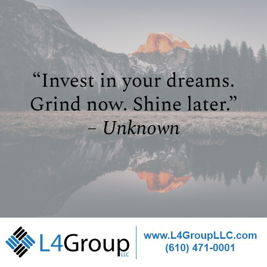 L4Group's tweet photo. Work hard, 110% effort.

#MotivationalMonday https://t.co/N3t3qHn3KC