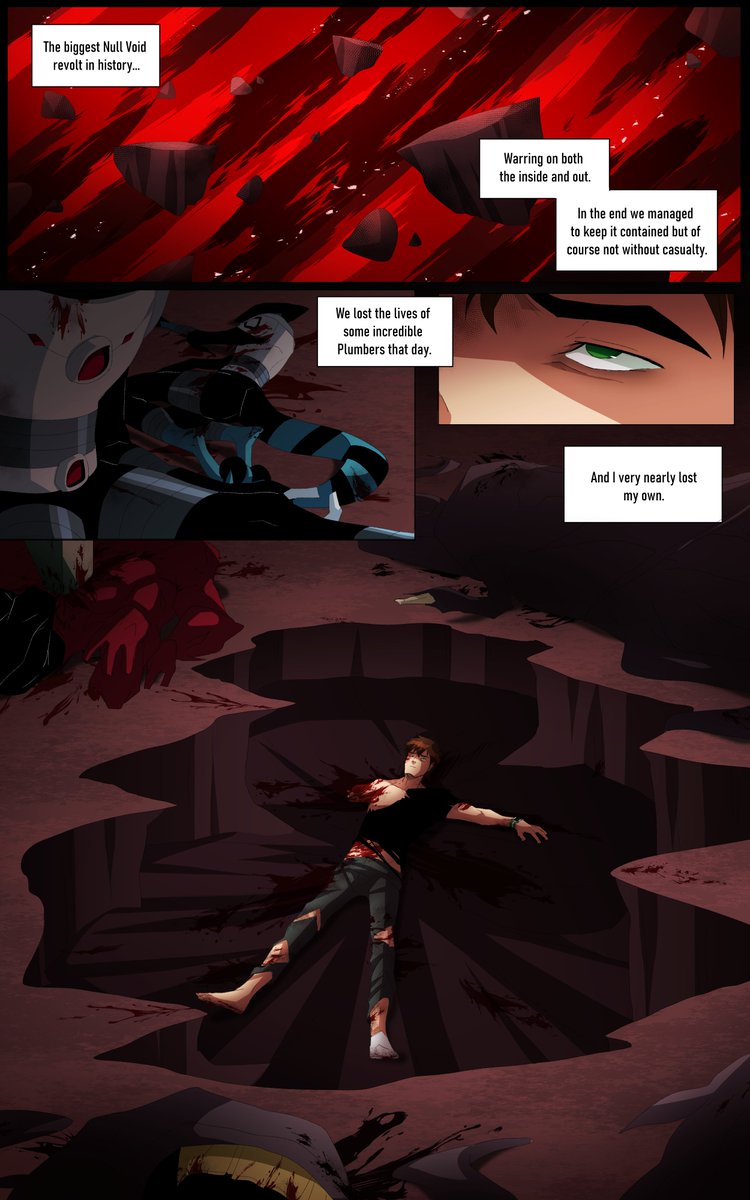 hiffuu_'s tweet photo. Omnitrix Ben AU - The Incident (Origins) 1/2
#Ben10 #OmnitrixBenAU https://t.co/nsUiKoEW3a