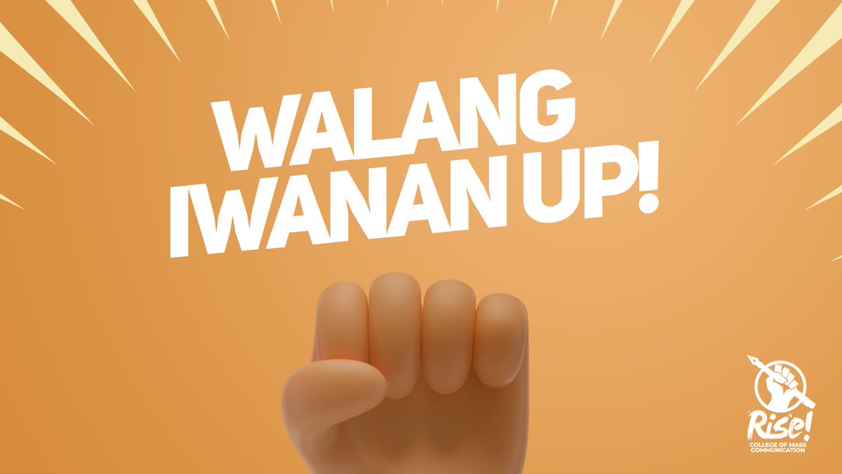 Nananawagan ang R4E-UPD na i-extend ang pre-enlistment period at dagdagan ng slots ang mga klase para matiyak na walang maiiwang estudyante sa darating na pasukan!

#NoStudentLeftBehind
#StandWithWorkers
#WalangIwananUP
#LigtasNaBalikEskwela