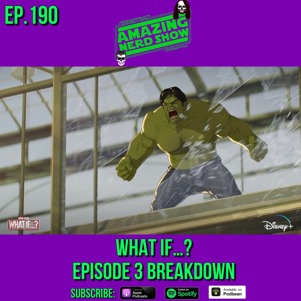 New! Ep 190! We breakdown the 3rd Ep of #WhatIf &amp; react to the #SpiderManNoWayHome trailer! We review the #horror film #TheNightHouse &amp; talk the latest #MCU &amp; #DC news! Plus #CMPunk is back! #AEW #podcast #PodernFamily
Podbean:bit.ly/3gI0Sr8
Apple:goo.gl/kLt2S6