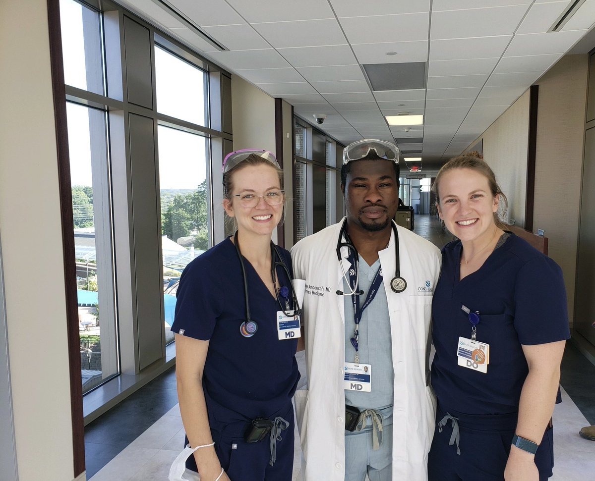 Last day of inpatient for these hardworking folks 😎😎.