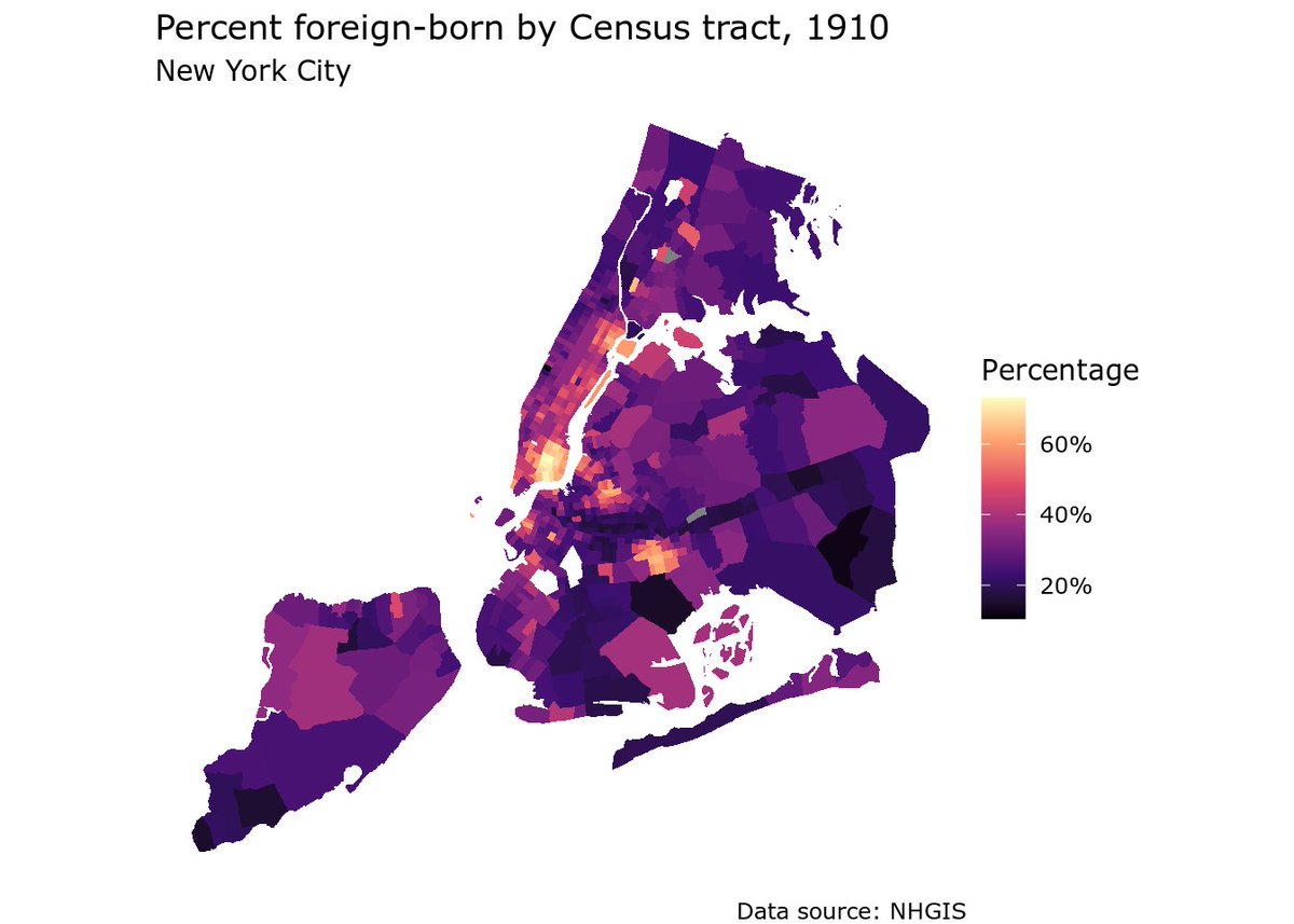 The pre-print version of my book "Analyzing US Census Data: Methods, Maps, and Models in #rstats" is now available to read for free online: walker-data.com/census-r/.  Read on in this thread for an overview of the book's content!