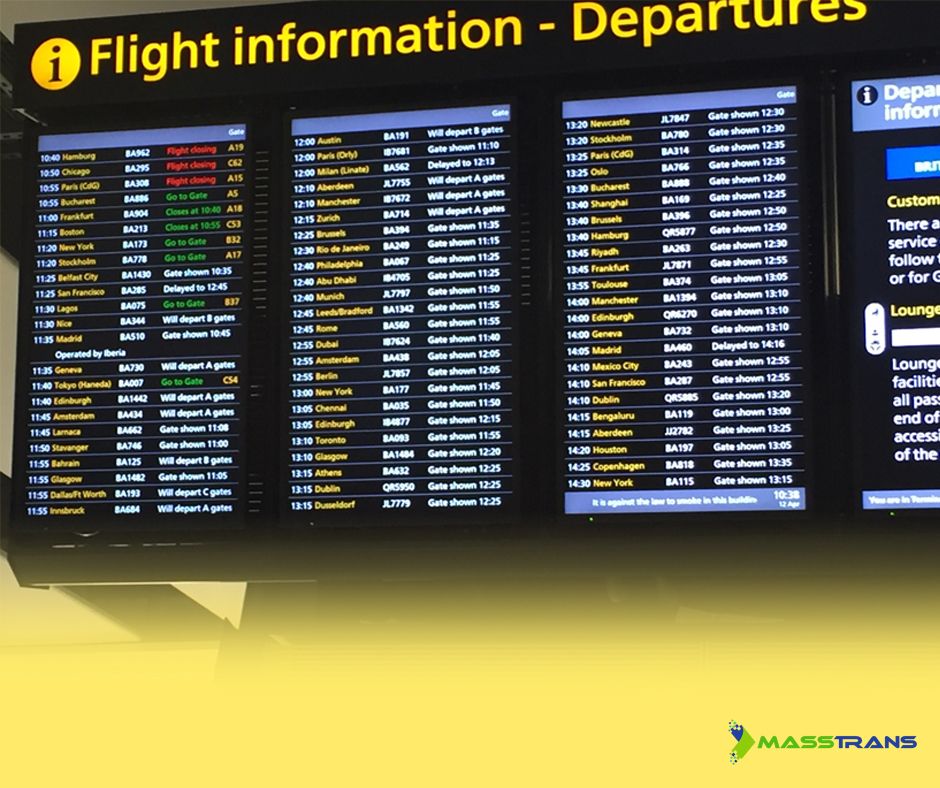 توییتر \ در توییتر: «Flight Information Display Systems (FIDS) are used at airports to display real-time information to passengers. The information displayed includes and departures of in real-time. #