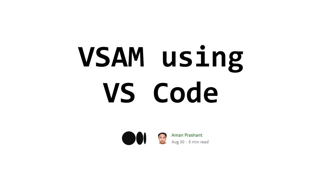 davidmcnierney's tweet photo. Read, or edit, the content in a VSAM file for testing purposes, or to address production issues, using VS Code. Data Editor for Mainframe extension available in the VS Code marketplace.
Broadcom's Aman Prashant:
https://t.co/28LSMvJfCu
#zowe #mainframe #devops #vscode #code4z https://t.co/IgUYe0v4XW