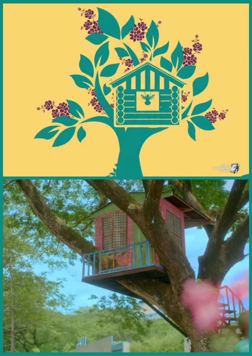 Of course, we all know the importance of the tree house!

It was a witness to a lot of Louie and Lia’s moments.
And it was also one of the first “secrets” that Lia shared to Louie.

<a href="/aldenrichards02/">Alden Richards</a> 
#ALDENxTWBUPilot
TWBURewind ThePilot