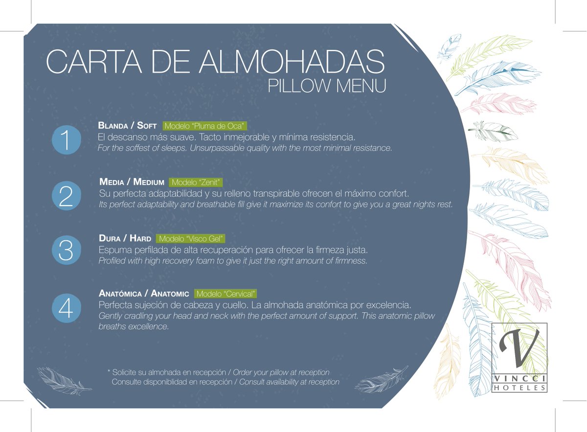 Nuestro propósito es que sueñes bonito y descanses. #Habitaciones cómodas que proporcionan el máximo #confort a nuestros huéspedes, además de una carta de almohadas para que estés en las nubes. 💭💤🤩

👉 bit.ly/Reservas_Vincc…

#Dormir #Cama #VincciHoteles