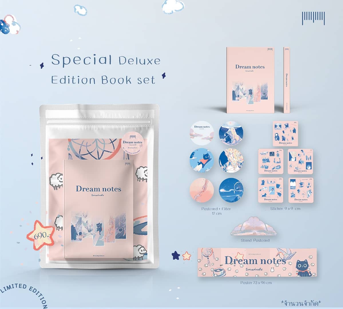 10mmbooks's tweet photo. ✨𝘋𝘳𝘦𝘢𝘮 𝘯𝘰𝘵𝘦𝘴 𝘰𝘶𝘵 𝘯𝘰𝘸
5 เรื่องสั้นจากความฝัน ของนักวาด นักเขียน และ นักฝัน @Atompakon จะมาชวนคุณให้ท่องไปในโลกแห่งความฝันไปด้วยกัน
หากเป็นเธอแล้ว เธอจะเลือกฝันแบบไหน?
🛒สั่งซื้อได้ที่
https://t.co/GS9xaJx9DF
#dreamnotes #นิทานต่างฝัน #10mmbooks #Atompakon https://t.co/Rs0NNuOTYD