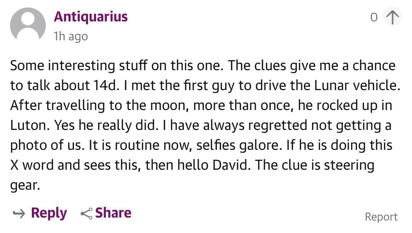 He rocked up to Luton. No, really.