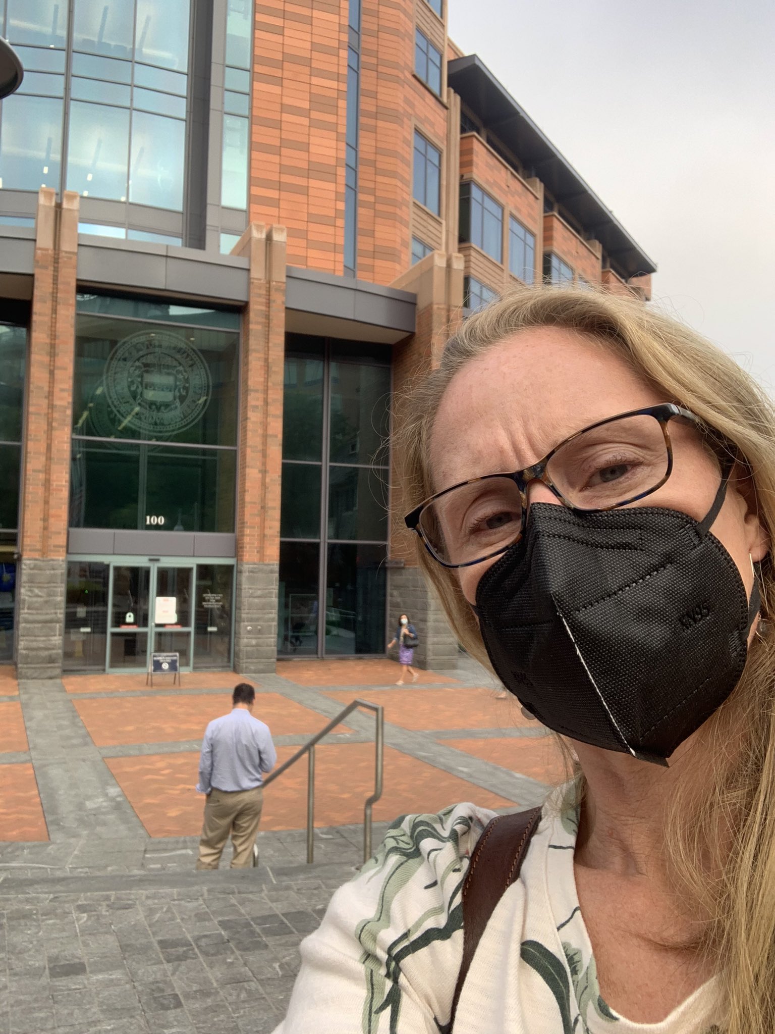 Jeanne Lindros on Twitter "Reporting for jury duty where masks are