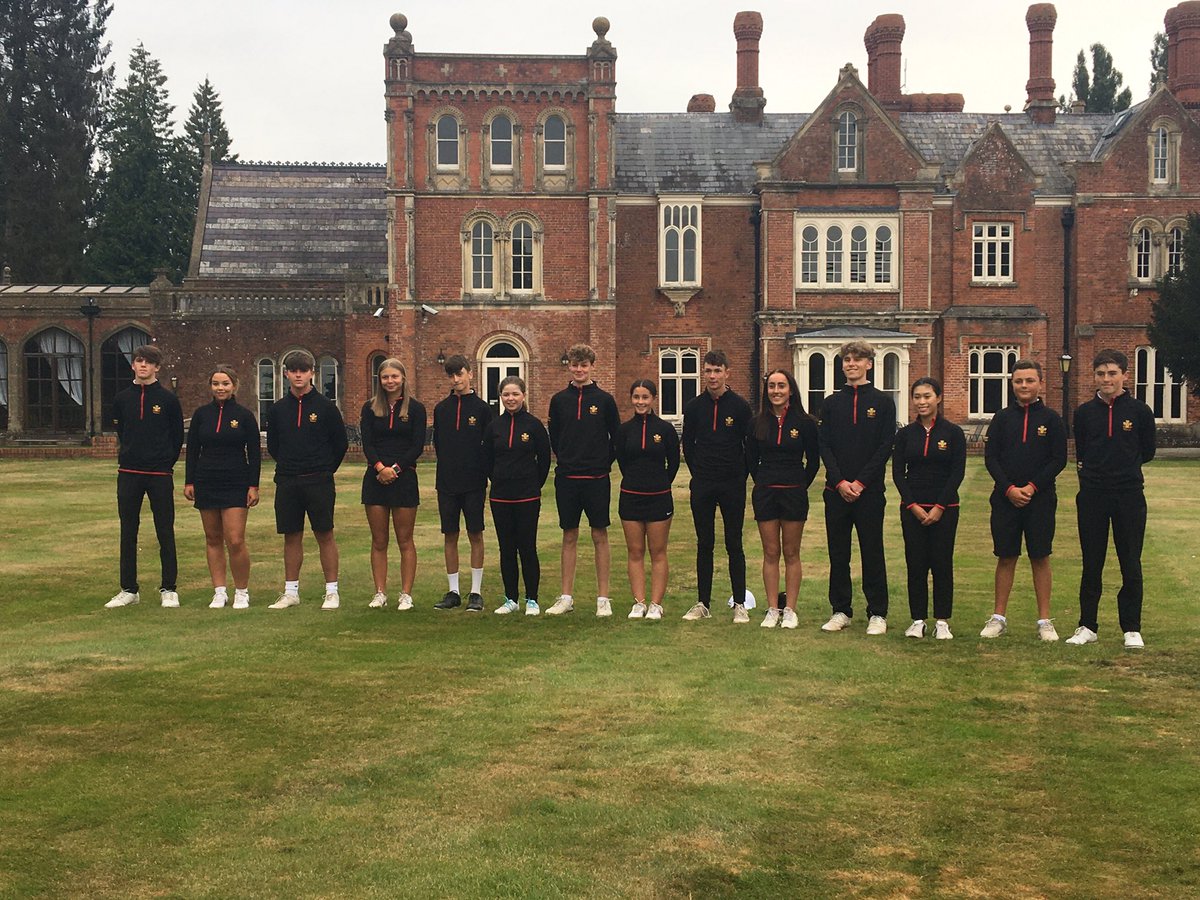 WelshSchoolsGA's tweet photo. Good luck Team - Go well today . WSGA v ESGA at Rolls of Monmouth #SchoolsGolf https://t.co/fkXrjHeAc1